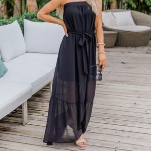 Black Maxi Dress - worn once